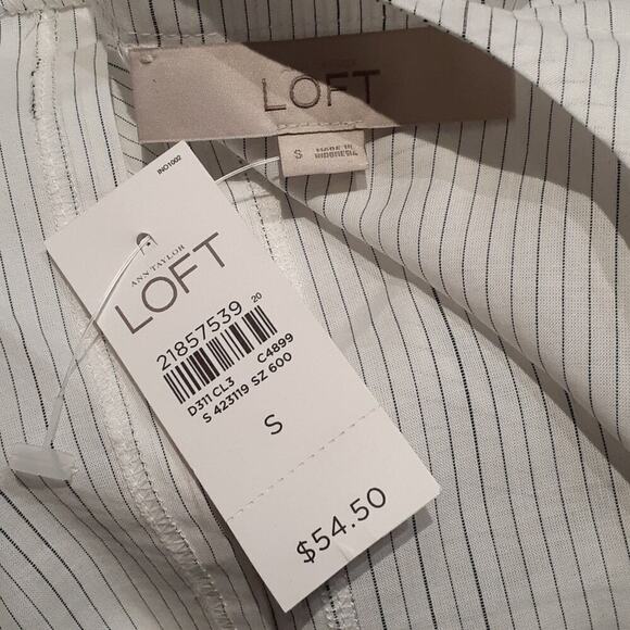 NWT Ann Taylor LOFT sz sm 100% cotton top, $54.50 - Picture 4 of 5